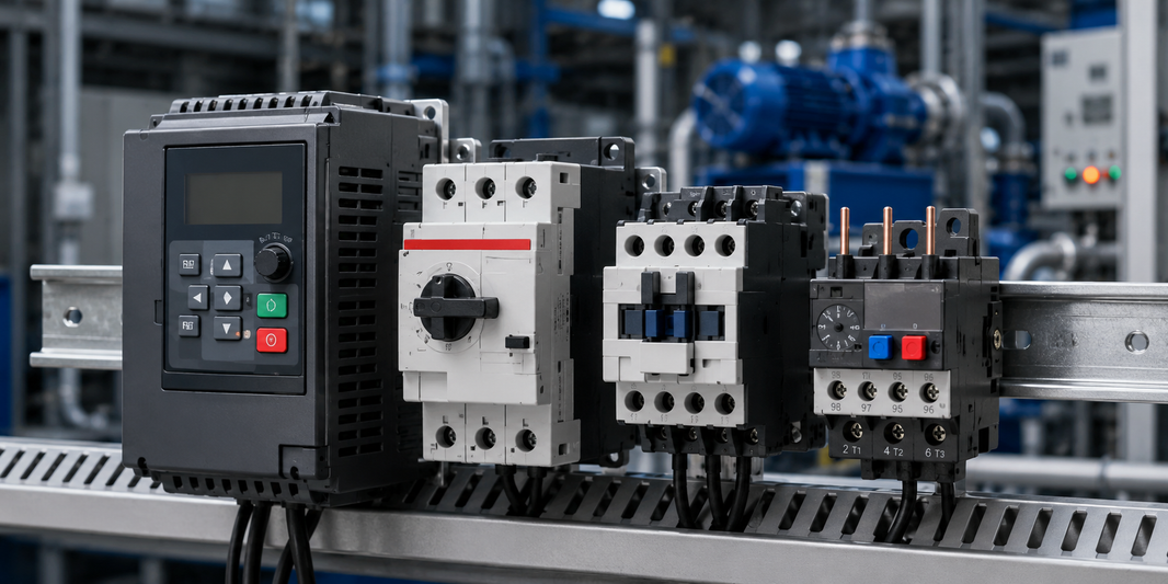 Motor Control Products Explained: Drives, Starters, Contactors, and Overloads