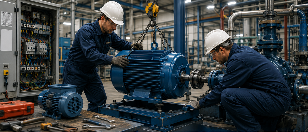 Step-by-Step Process for Replacing an Industrial Electric Motor