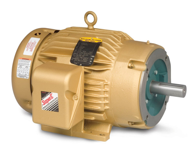 Baldor-Reliance 25 HP 4-Pole NEMA 284T Frame Three-Phase General Purpose TEFC Motor (B34 Foot and Face)