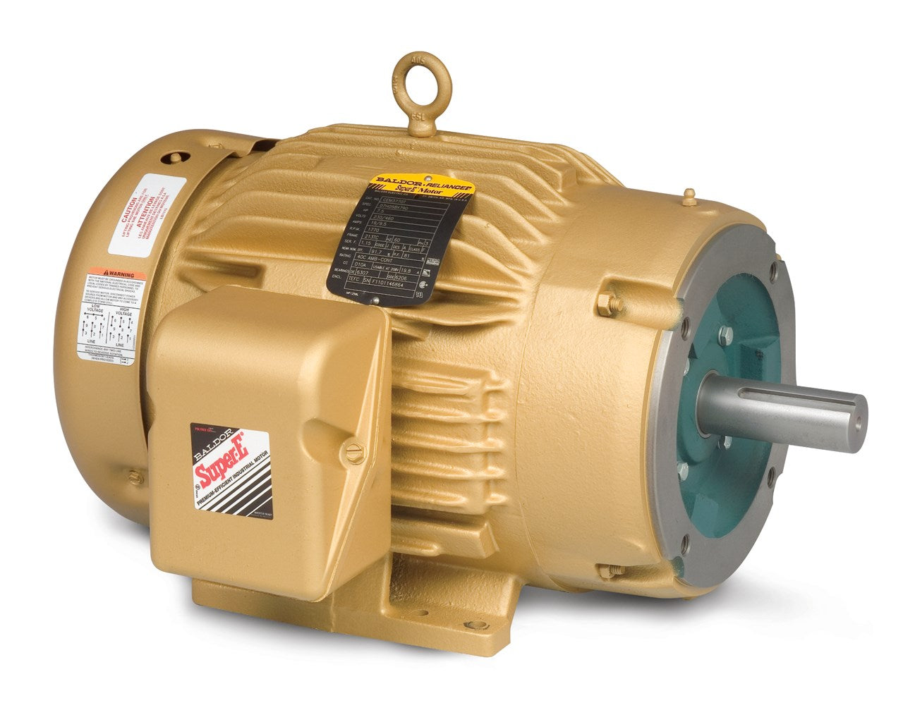 Baldor-Reliance 30 HP 4-Pole NEMA 286T Frame Three-Phase General Purpose TEFC Motor (B34 Foot and Face)