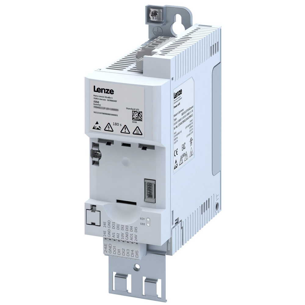 Lenze I55AE137B10V10000S (16064775) i550-C0.37/230-1 - 0.37 kW Single Phase 230 V Frequency Inverter (i550)