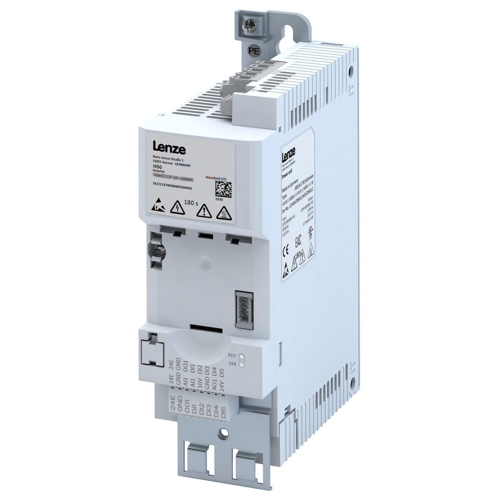 Lenze I55AE175F10V10000S (16064604) i550-C0.75/400-3 - 0.75 kW Three Phase 400 V Frequency Inverter (i550)